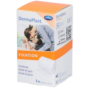 DermaPlast, DermaPlast Gazebinde Festkantig 8cmx10m (1 Stk), DermaPlast Gazebinde Festkantig 8cmx10m (1 Stk)