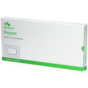 Mepore, Mepore Wundverband 20x9cm Wundkissen 15x5cm (5 Stück), Mepore Wundverband 9x20cm (5 Stk)