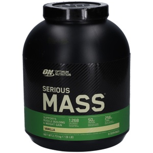 Optimum Nutrition, Optimum Nutrition - Serious Mass Vanilla 6lb - 2721 g, Optimum Nutrition Serious Mass 2721 g Vanilla