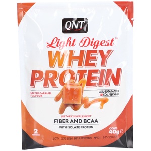 QNT, QNT - Whey-Eiweisspulver Light Digest, Salted Caramel - 40g, QNT Light Digest Whey Protein Salted Caramel (40g)