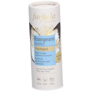 Farfalla, Farfalla Gesichtsöl - Rosengeranie Feuchtigkeitsspendendes Gesichtsöl, Farfalla Gesichtsöl Rosengeranie (15ml)