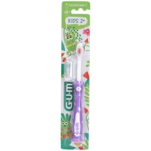 GUM, GUM Kids Zahnbürste 2-6 Jahre lila (1 Stück), SUNSTAR Gum Kids Zahnbürste 2-6 Jahre lila (1 Stk)