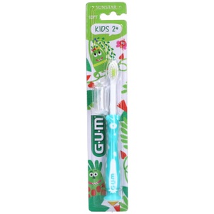 GUM, GUM Kids Zahnbürste 2-6 Jahre türkis (1 Stück), SUNSTAR Gum Kids Zahnbürste 2-6 Jahre, türkis (1 Stk)