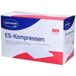 Hartmann, ES-Kompresse 10x20cm 12fach steril, Hartmann ES Kompressen 12 Lagen 10 x 20 cm