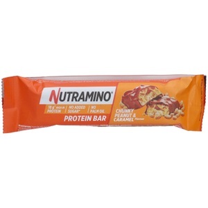 Nutramino, Nutramino Protein Bar Proteinriegel, NUTRAMINO Proteinbar Chunky Peanut & Cara (55g)