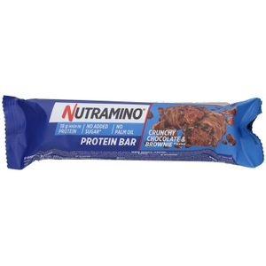 Nutramino, NUTRAMINO PROTEIN BAR Crunchy Chocolate & Brownie (55g), NUTRAMINO PROTEIN BAR Crunchy Chocolate & Brownie (55g)