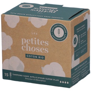 Les petites choses, Les petites choses Bio-Tampon super plus (15 Stk), Les petites choses Bio-Tampon super plus (15 Stk)