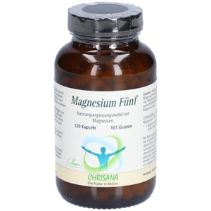 Chrisana, CHRISANA Magnesium fünf Kapsel (120 Stück), CHRISANA Magnesium Fünf Kapseln (120 Stk)