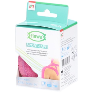 flawa, flawa SPORT-TAPE 5cmx5m pink (1 Stk), flawa SPORT-TAPE 5cmx5m, pink (1 Stk)