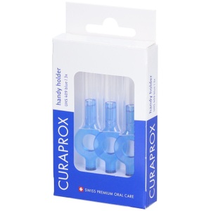Curaprox, Curaprox UHS 409 Handy Halter (3 Stk), Curaprox UHS 409 Handy, Haltersystem für Interdentalbürsten (3 Stk)