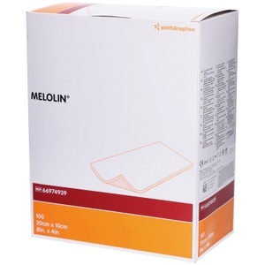 SMITH NEPHEW, smith & nephew Melolin Wundauflage 20 x 10 cm, Melolin Steril Kompresse 10 x 20 cm