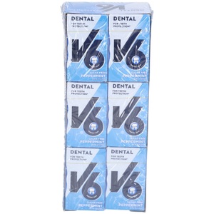 Perfetti Van Melle Schweiz GmbH, V6® Dental Care Zahnpflege-Kaugummi Peppermint Box