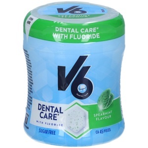 Perfetti Van Melle Schweiz GmbH, V6 Dental Care Kaugummi Spearmint mit Fluorid
