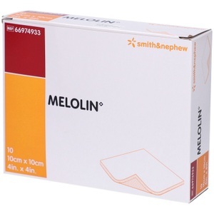 MELOLIN, MELOLIN Wundkompressen 10x10cm steril (10 Stück), MELOLIN Wundkompressen, 10x10cm, steril (10 Stk)