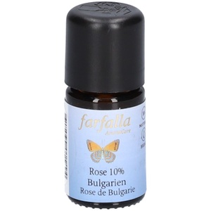 Farfalla, Farfalla Rose Bulgarien 10% 5 ml, Farfalla Rose 10% Bulgarien Ätherisches Öl Bio (5ml)