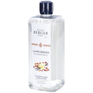 MAISON BERGER, MAISON BERGER Parfum poussière ambre (1 lt), Lampe Berger® Raumduft Nachfüllpack Aroma Relax Douceur Orientale