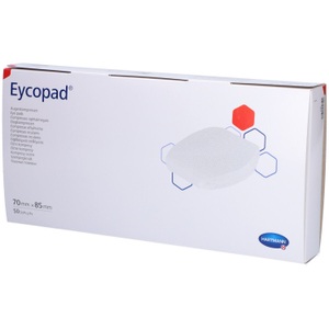 Eycopad, Eycopad Augenkompressen 70x85mm unsteril (50 Stück), Eycopad® Unsterile Augenkompresse 70 x 85 mm