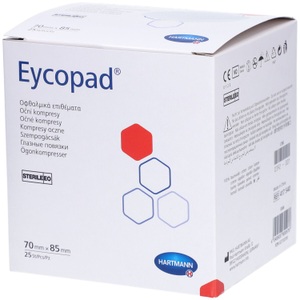 Eycopad, Eycopad Augenkompressen 70x85mm steril (25 Stück), Eycopad® Sterile Augenkompresse 70 x 85 mm