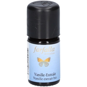 Farfalla, farfalla ätherisches Öl Vanille Extrakt bio 5 ml, Farfalla Ätherisches Öl Vanille Bio Extrakt (5ml)