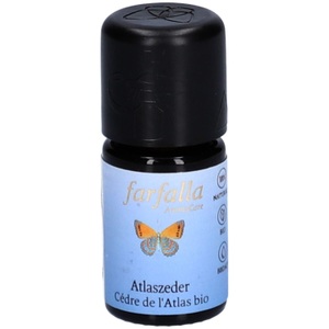 Farfalla, farfalla ätherisches Öl Atlaszeder kbA 5 ml, Farfalla Atlaszeder Wildsammlung Ätherisches Öl Bio (5ml)