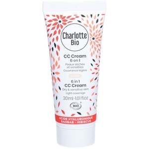 CBB, CC Cream light 6 in 1 - Anti Ageing - Dry skin, Charlotte Bio La CC Creme BIO Light - Helle Haut