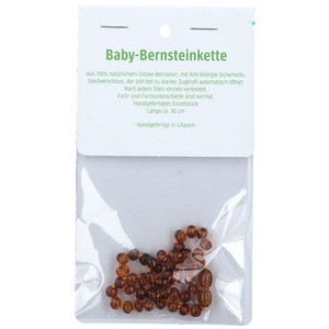 Naturproduktehaus Fam. Feige, Baby-Bernsteinkette, Baby-Bernsteinkette