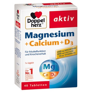 Queisser Pharma GmbH & Co. KG, Queisser Pharma GmbH & Co. KG Doppelherz® Magnesium + Calcium + D3 Tabletten, Doppelherz® Magnesium + Calcium + D3 Tabletten