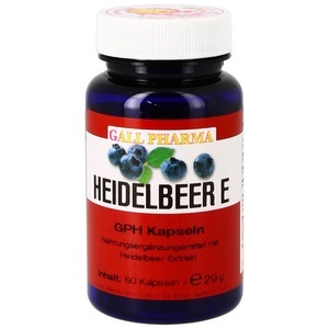 Gall Pharma, Gall Pharma Heidelbeer E GPH Kapseln, Gall Pharma Heidelbeer E GPH Kapseln