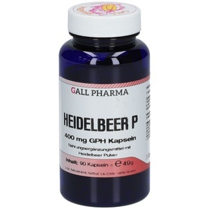 Gall Pharma, Gall Pharma Heidelbeer P, Gall Pharma Heidelbeer P