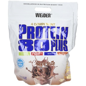 Weider, Weider Protein 80 Plus, Schokolade, Pulver, Weider Protein 80 Plus, Schokolade, Pulver