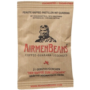 AirmenBeans BRUTA, AirmenBeans BRUTA Airmenbeans Kaffee-Guarana Pastillen, Airmenbeans Kaffee-Guarana Pastillen