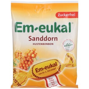 Dr. C. SOLDAN GmbH, Dr. C. SOLDAN GmbH Em-eukal® Bonbons Sanddorn zuckerfrei, Em-eukal® Bonbons Sanddorn zuckerfrei