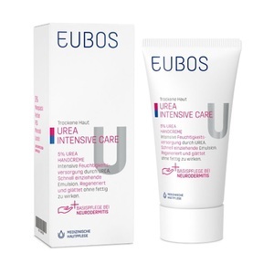 Dr.Hobein (Nachf.) GmbH, Dr.Hobein (Nachf.) GmbH Eubos® MED Trockene Haut 5% Urea Handcreme, EUBOS® UREA INTENSIVE CARE Handcreme