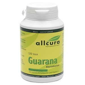 Allcura, allcura Guarana Kautabletten, allcura Guarana Kautabletten
