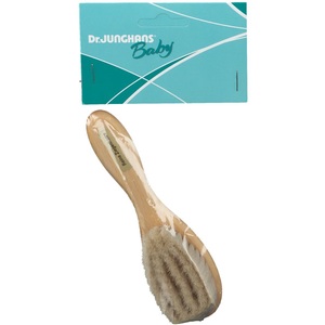 Dr. Junghans, Babybürste aus Holz mit Ziegenhaar, 