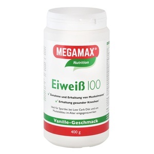 MEGAMAX, Megamax® Nutrition Eiweiß 100 Vanille-Geschmack, Megamax® Nutrition Eiweiß 100 Vanille-Geschmack