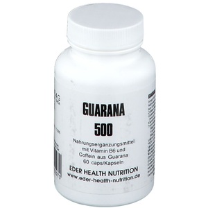 EDER Health Nutrition, Guarana 500, Guarana 500