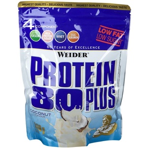 Weider, Weider Protein 80 Plus, Kokosnuss, Pulver, Protein 80 Plus - 500g - Kokos