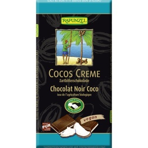 RAPUNZEL, RAPUNZEL Bio Cocos Creme Zartbitter Schokolade, RAPUNZEL Bio Cocos Creme Zartbitter Schokolade