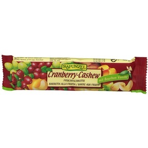 RAPUNZEL, RAPUNZEL Bio Fruchtschnitte, Cranberry-Cashew, RAPUNZEL Bio Fruchtschnitte, Cranberry-Cashew