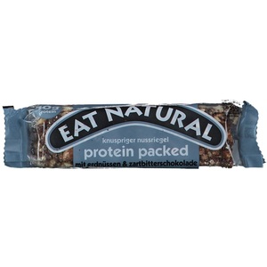 EAT NATURAL, EAT NATURAL Knuspriger Nussriegel, Schoko-Erdnuss, 