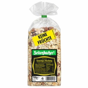 Seitenbacher, Seitenbacher Müsli Knackige Mischung - 3 x 750 g, Knackige Mischung (750g)