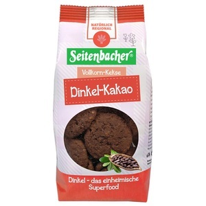 Seitenbacher Vertriebs GmbH, Seitenbacher® Vollkorn Kekse Dinkel Kakao, Seitenbacher® Vollkorn Kekse Dinkel Kakao