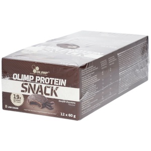 Olimp, Protein Snack - 12x60g - Double Chocolate, Protein Snack - 12x60g - Double Chocolate