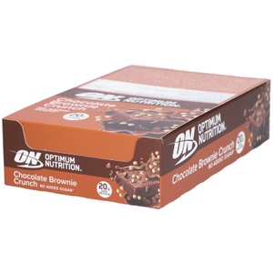 Optimum Nutrition, Crunch Bar - 10x65g - Chocolate Brownie, Optimum Nutrition Protein Bars Chocolate Brownie Crunch