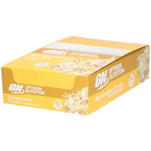 Optimum Nutrition, Crunch Bar - 10x65g - Marshmallow, 