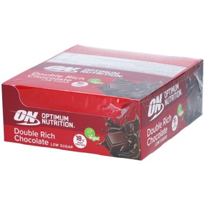 Optimum Nutrition, Plant Protein Bar - 12x60g - Double Chocolate, 