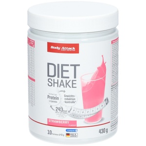 Body Attack, Body Attack Diät Shake Erdbeer, Body Attack Diät Shake Erdbeer