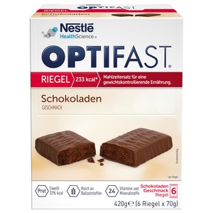 Optifast, OPTIFAST Riegel Schokolade (6x70 g), Riegel - 6x70g - Schokolade