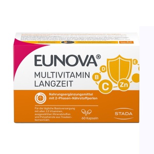 STADA Consumer Health Deutschland GmbH, EUNOVA® Langzeit, Eunova® Langzeit - Mikronährstoffkombination für die tägliche Basisversorgung mit Vitaminen, Mineralstoffen und Spurenelementen